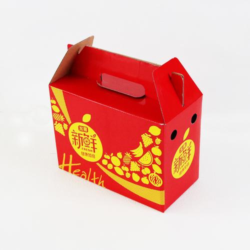 青岛礼盒年货水果食品包装盒手提瓦楞纸盒厂家诚信经营